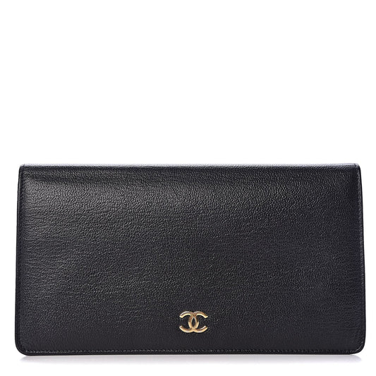CHANEL SEBURGA LEATHER BIFOLD WALLET