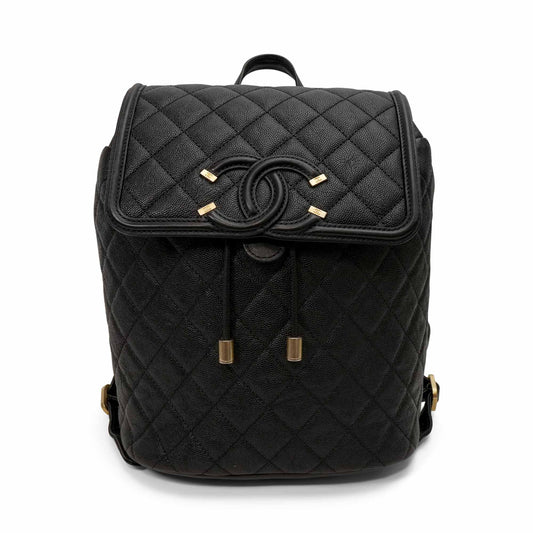 Chanel 'CC' Quilted Backpack