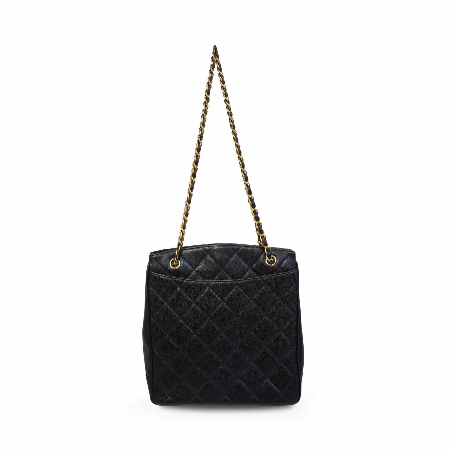 Chanel Quilted Caviar Tote Bag