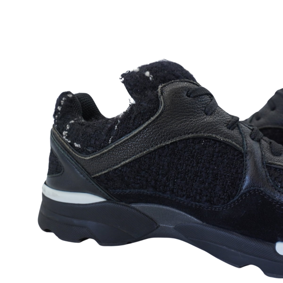 Chanel Tweed Sneakers - Women's 37