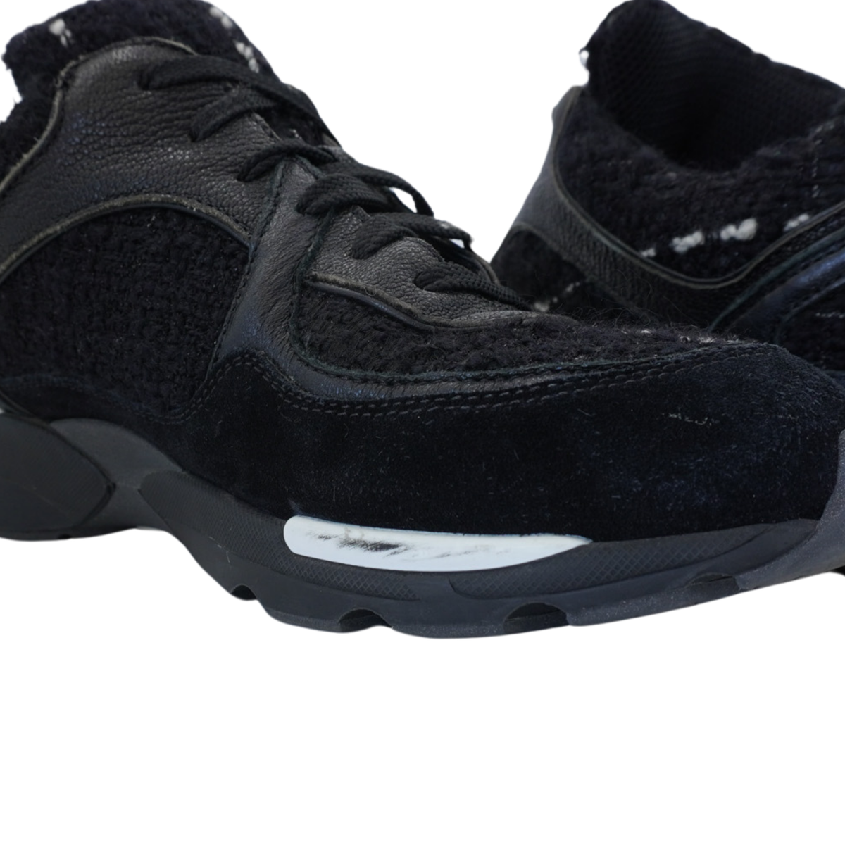 Chanel Tweed Sneakers - Women's 37