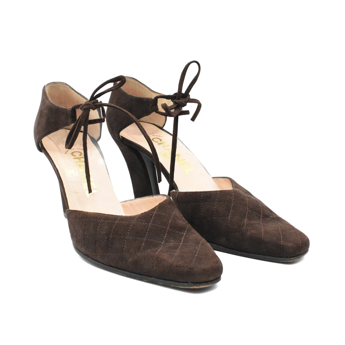 Chanel Suede Pumps - Women's 37.5