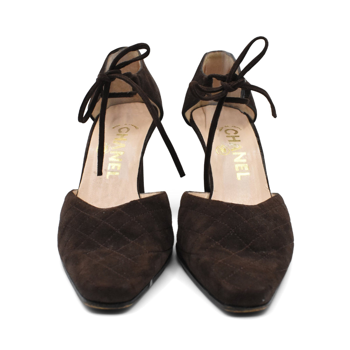 Chanel Suede Pumps - Women's 37.5