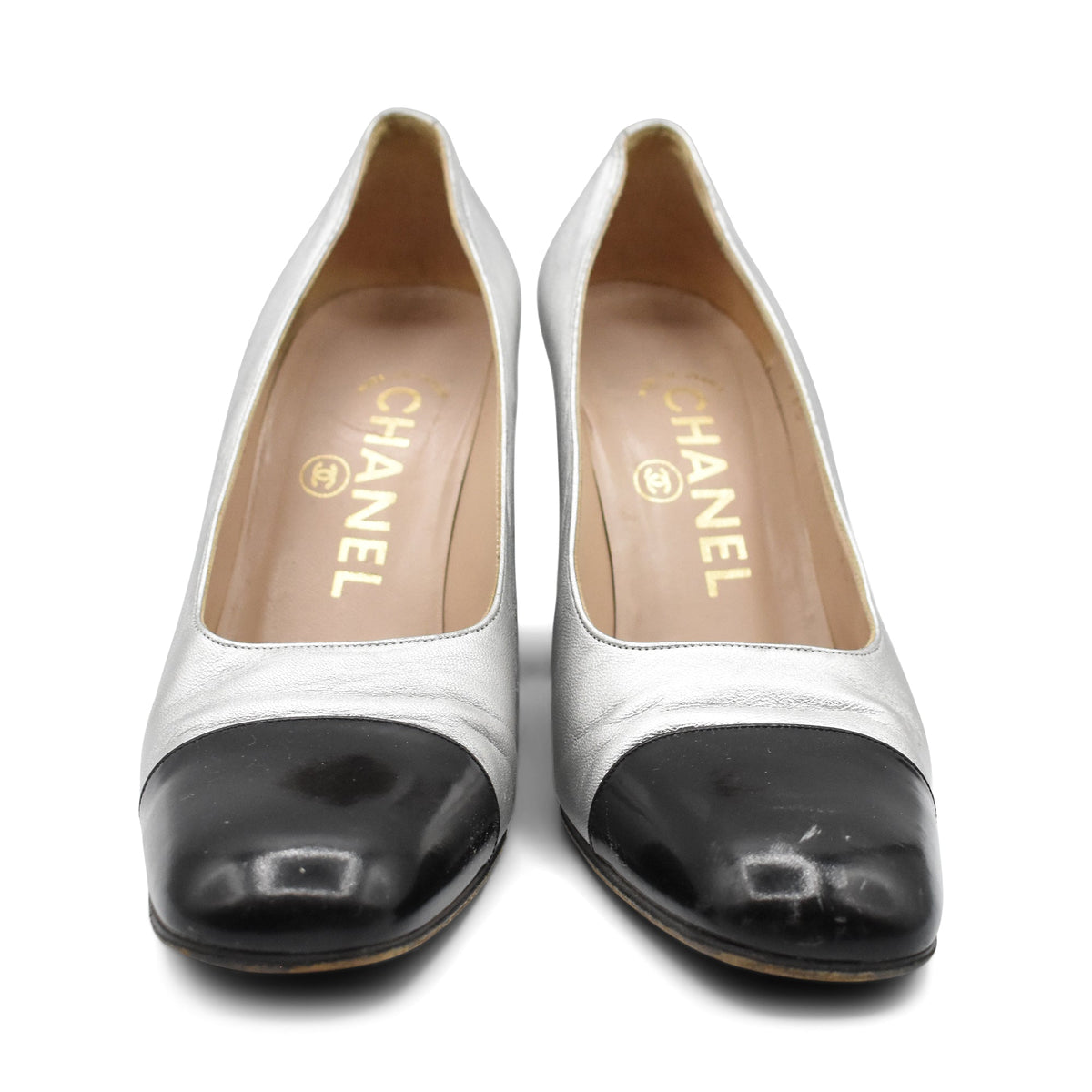 Chanel Silver Heels - Women's 35.5