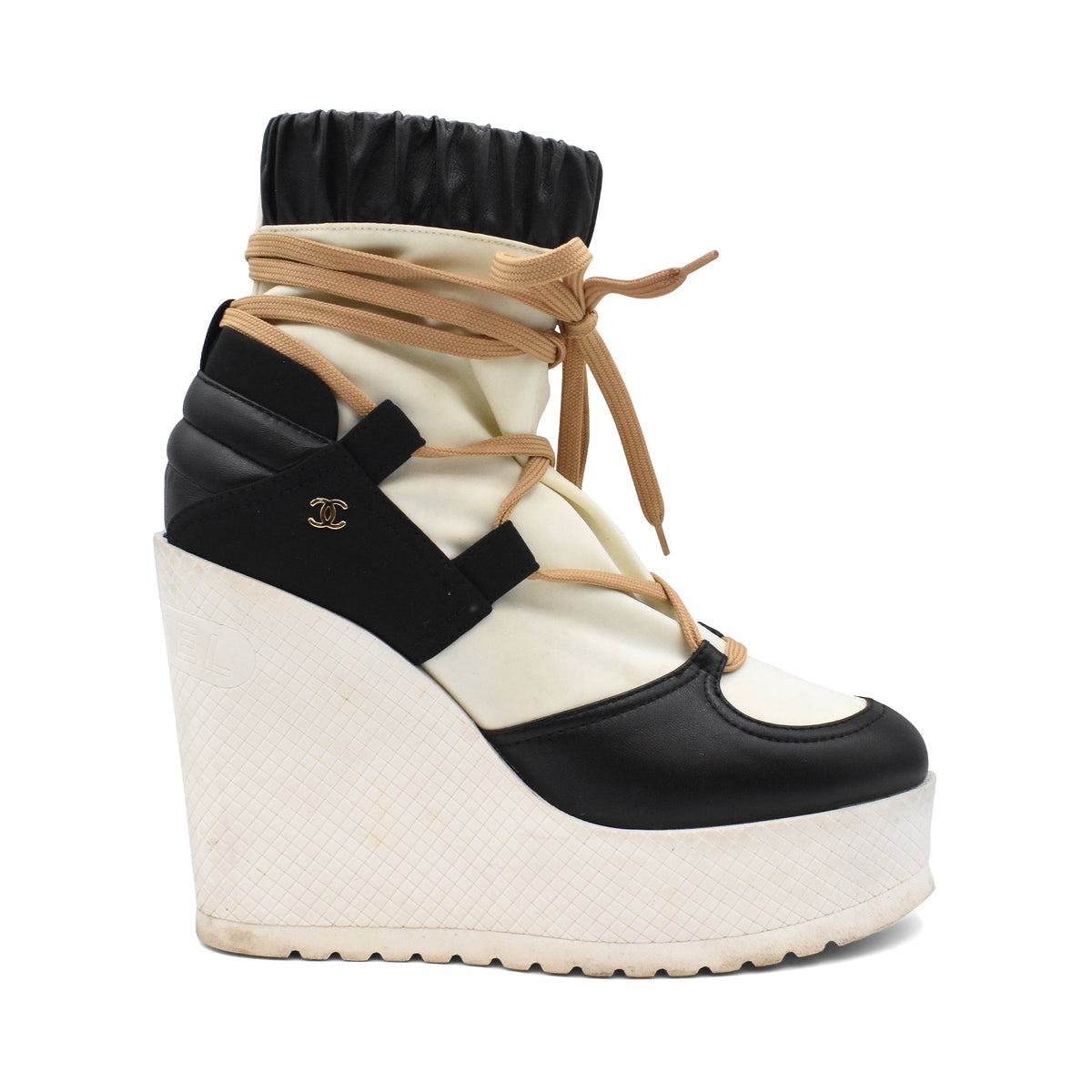 Chanel Wedge Boots - Women's 37.5