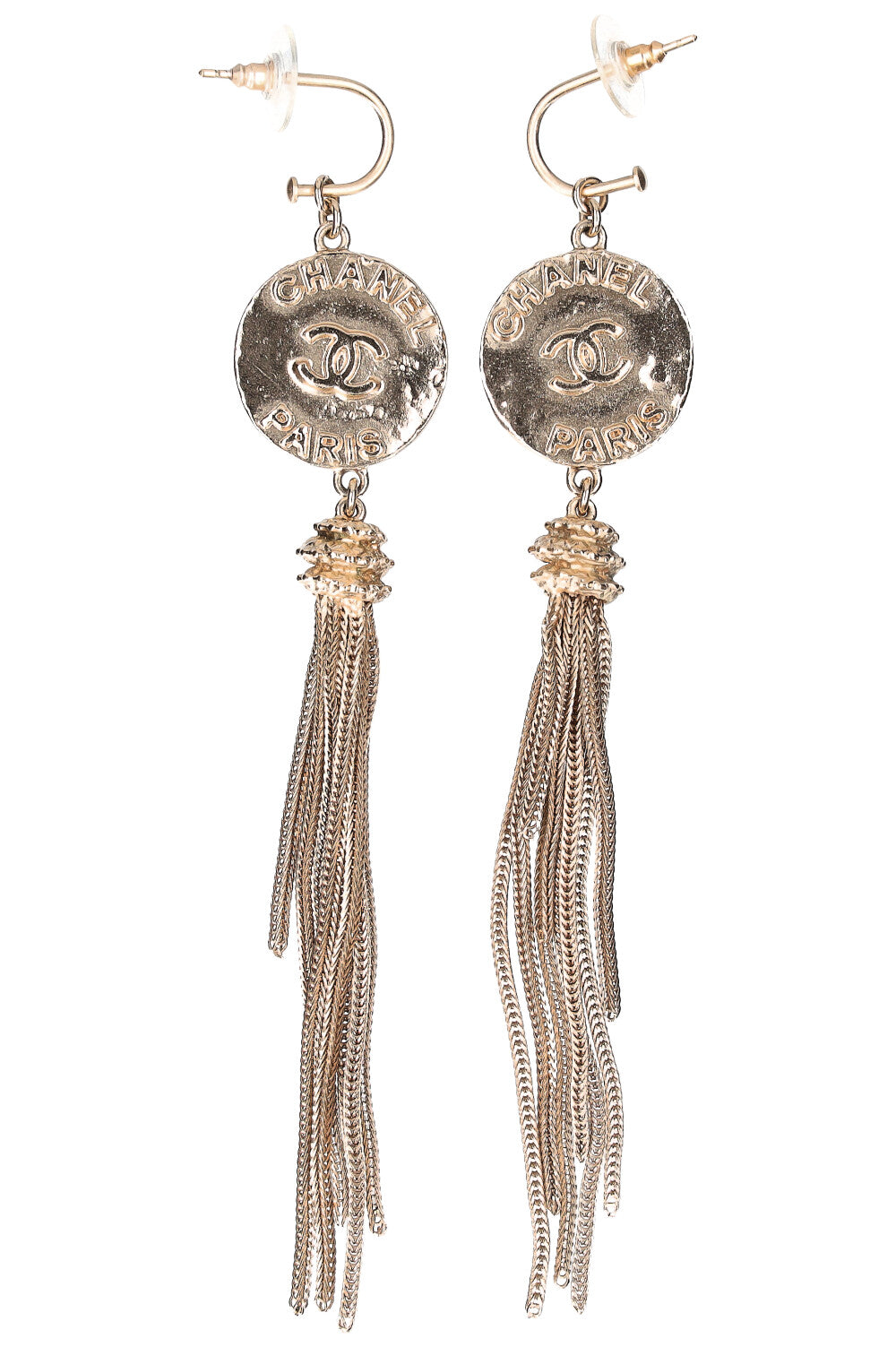 CHANEL Coin Tassel Earrings Prefall 2010