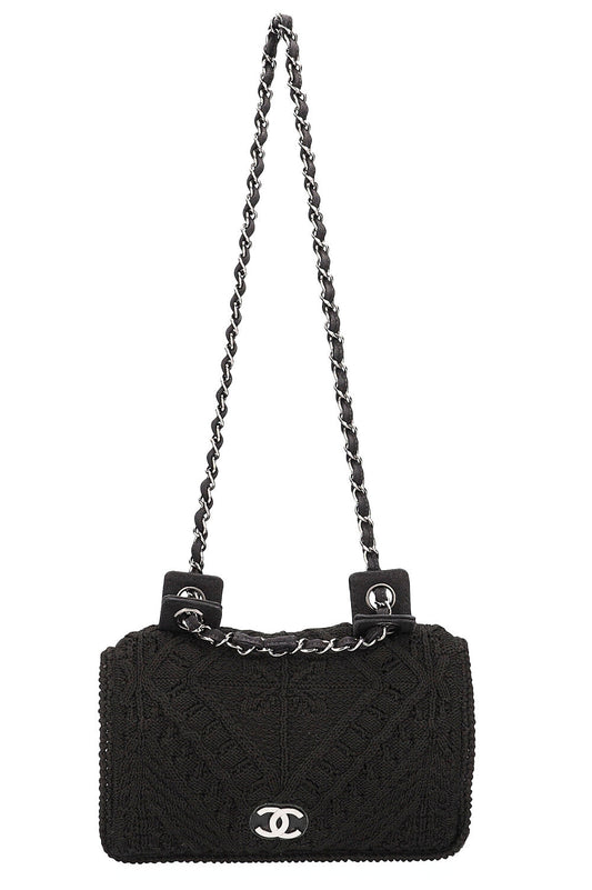 CHANEL Crochet Flap Bag