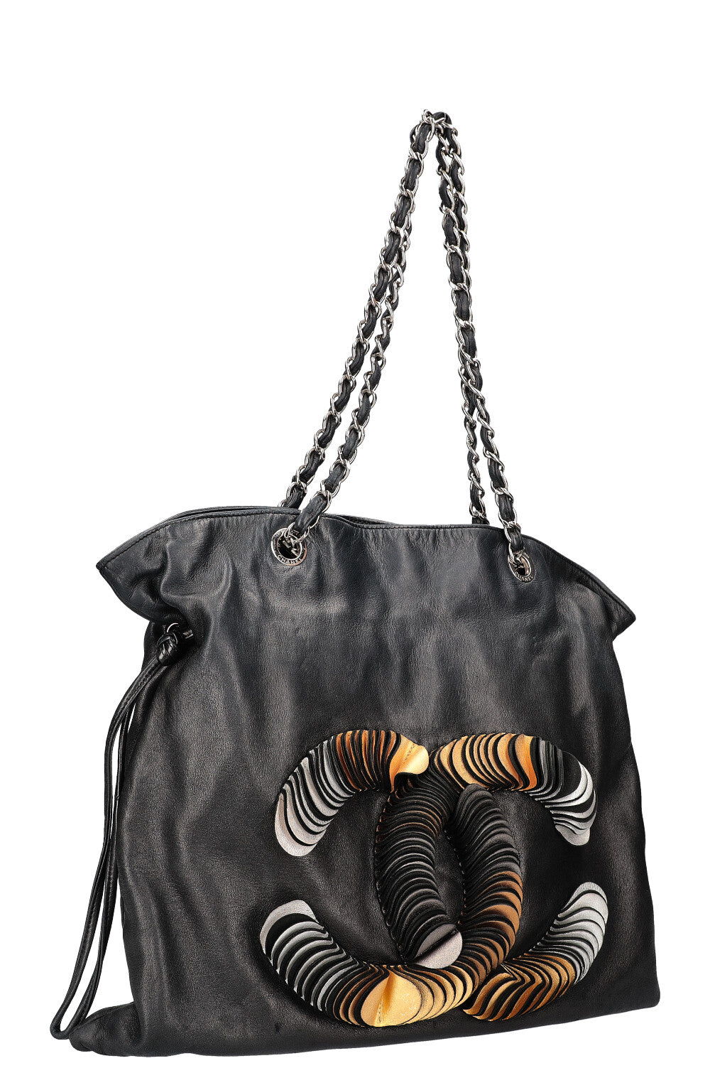 CHANEL CC Disc Bon Bon Tote Black