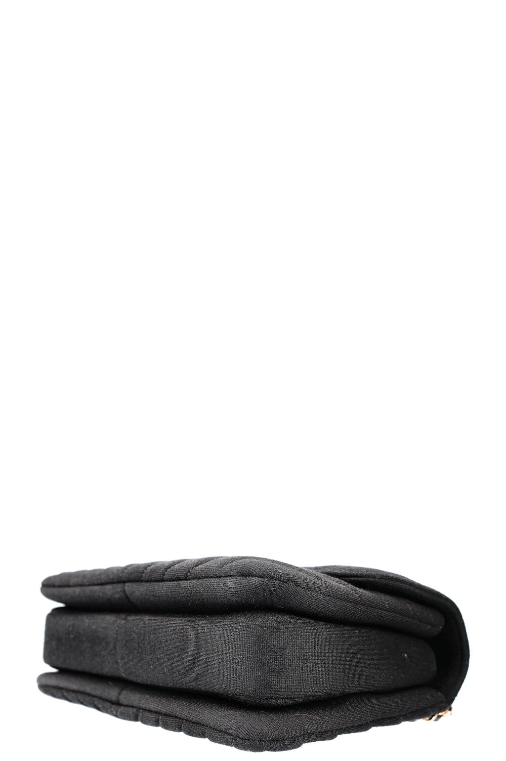 CHANEL Medium Trendy Bag Chevron Jersey Black