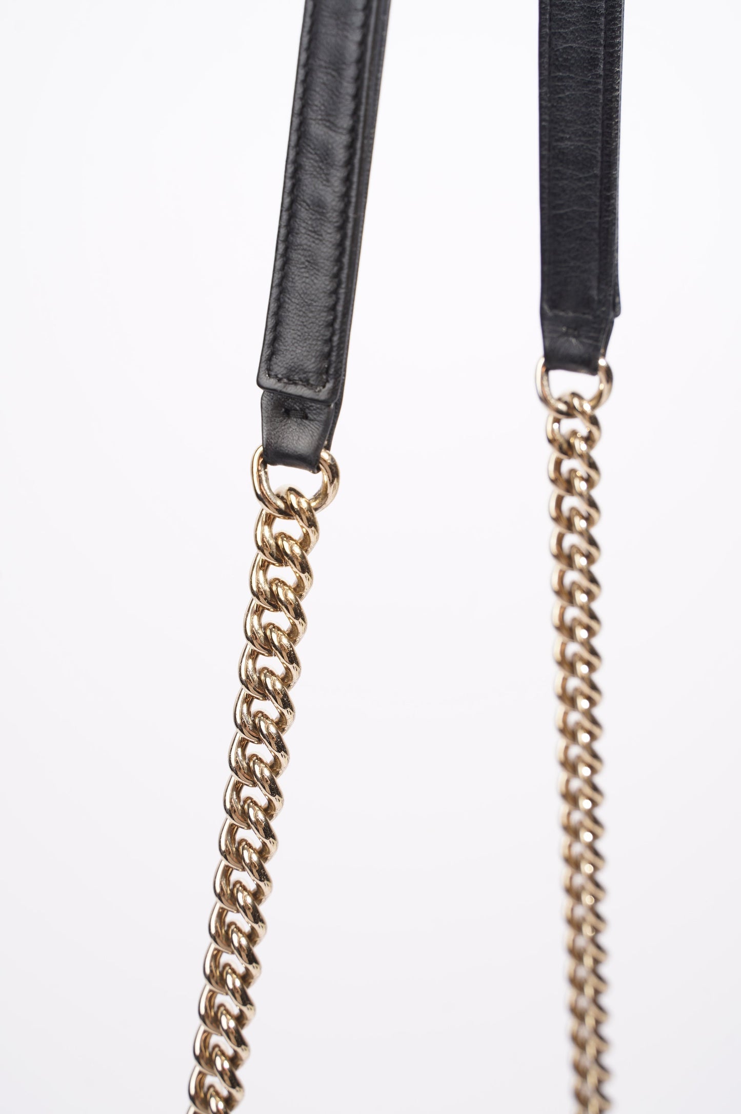 Chanel Boy Wallet On Chain Black Lambskin Leather One Size