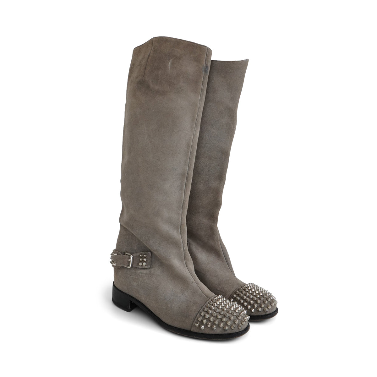 Christian Louboutin 'Egoutina' Studded Boots - Women's 39