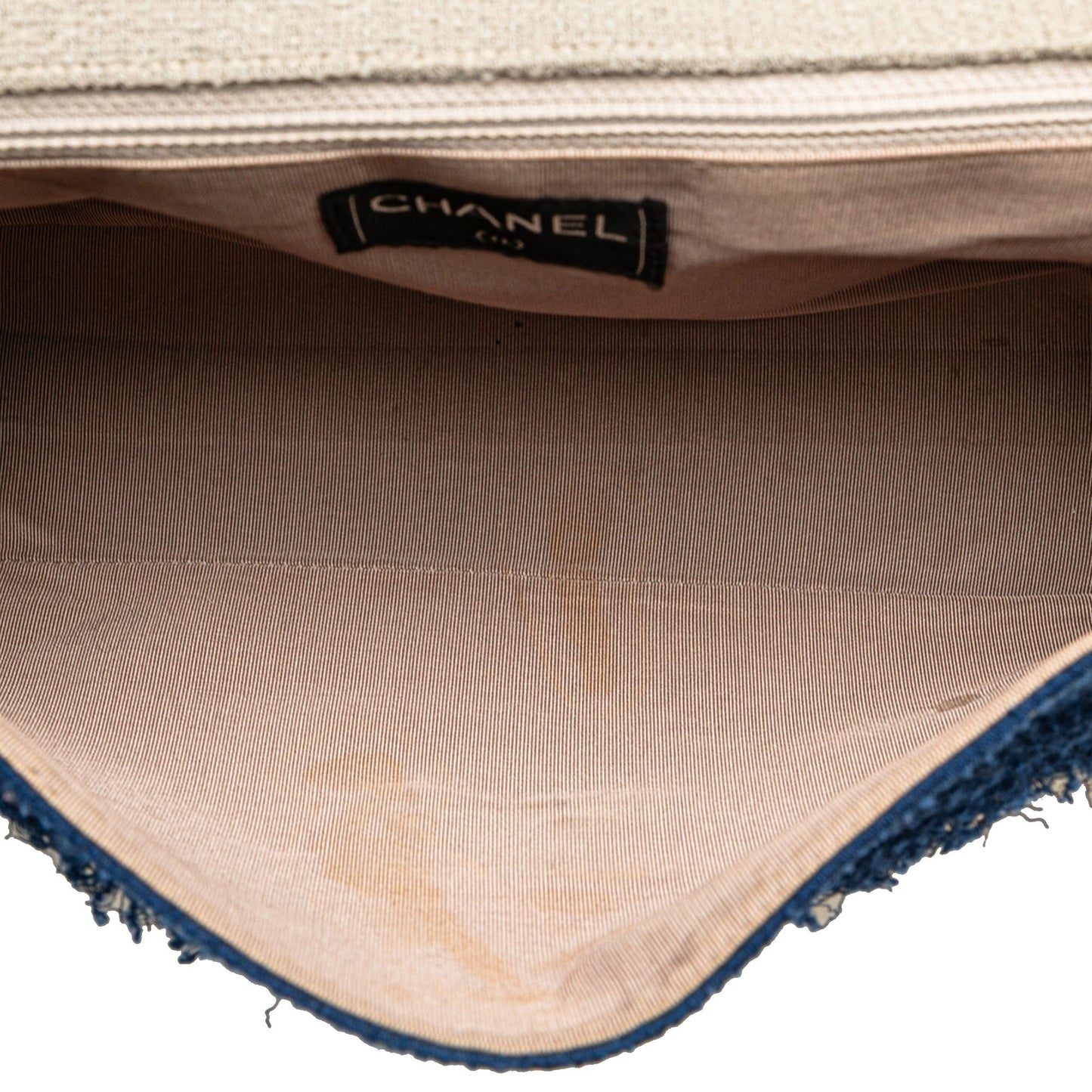 Tan Chanel Reissue 2.55 Hemp and Linen Chain Flap Shoulder Bag