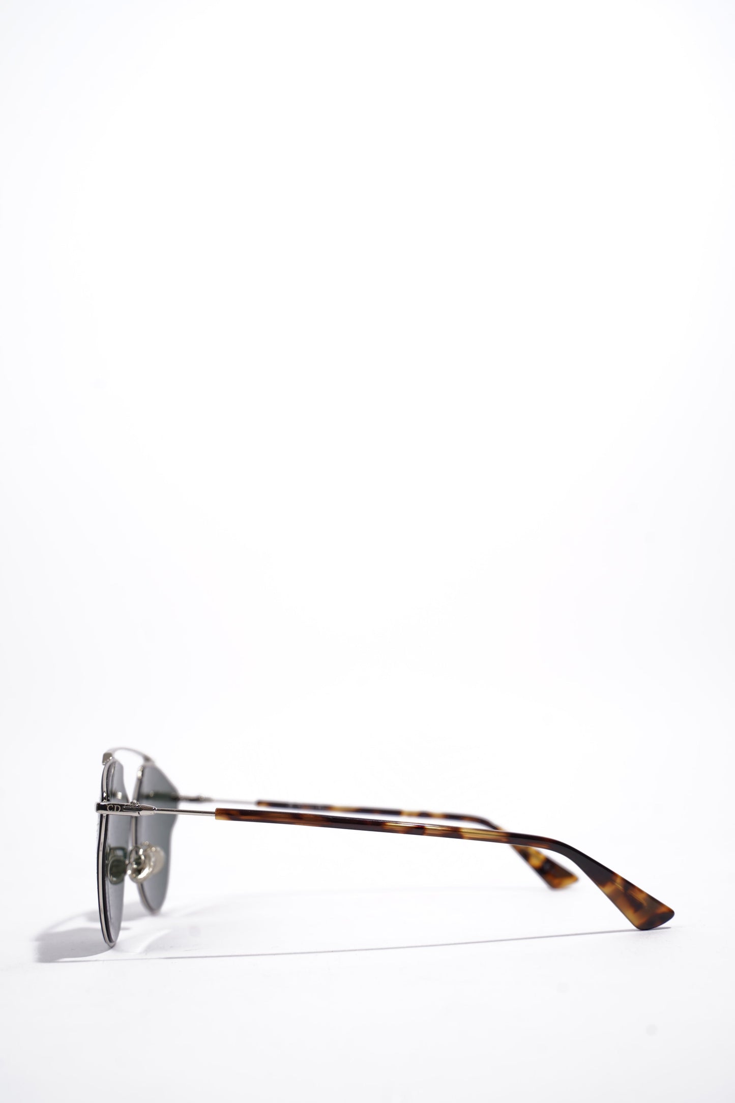 Christian Dior 3&GQT Sunglasses Leopard Print / Silver Base Metal 145mm