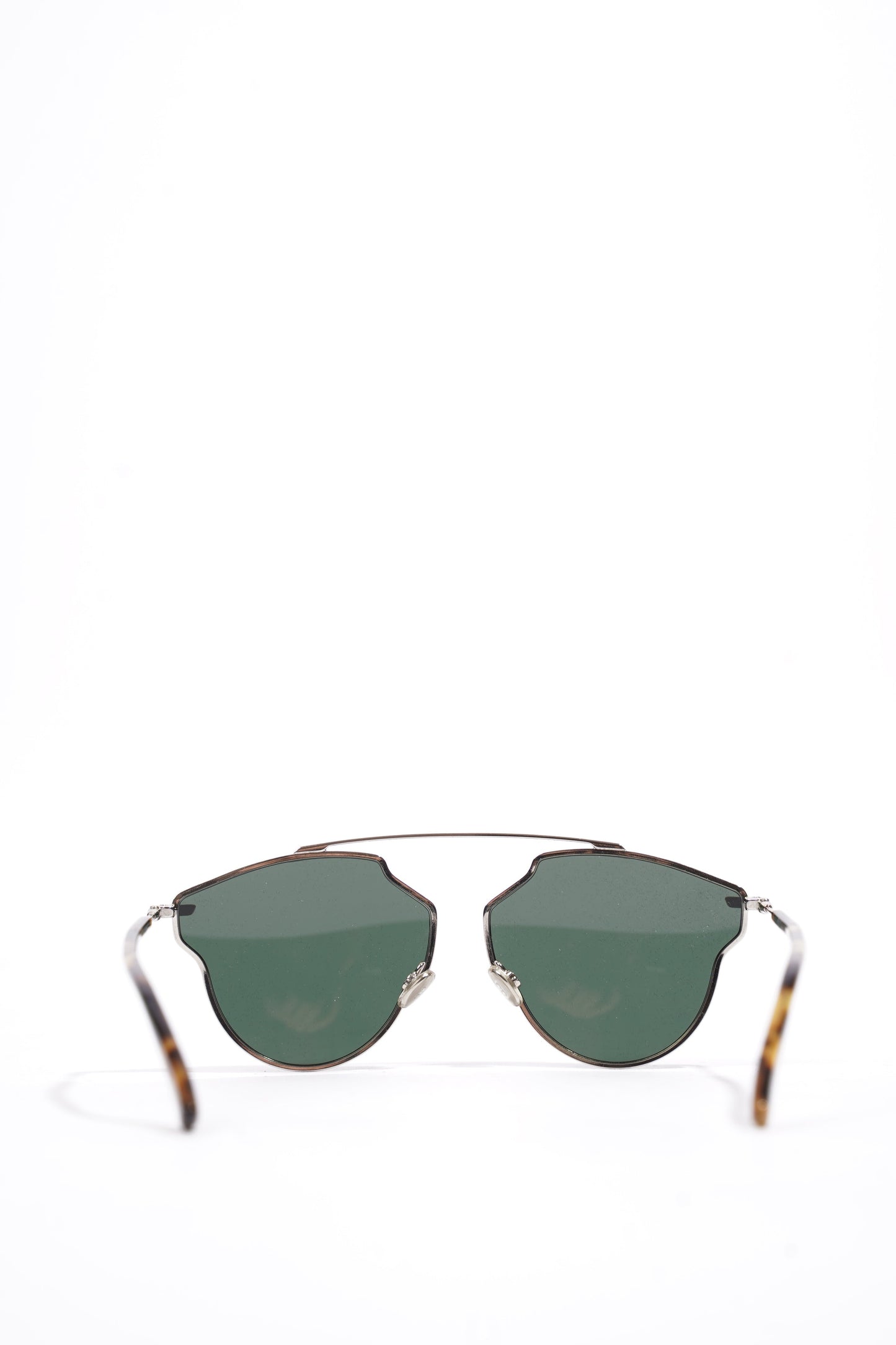 Christian Dior 3&GQT Sunglasses Leopard Print / Silver Base Metal 145mm