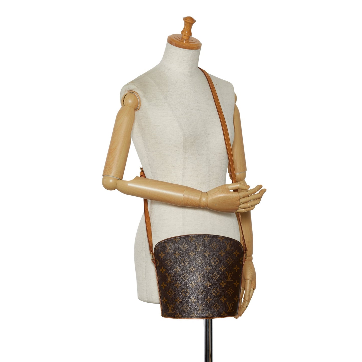 LOUIS VUITTON Monogram Drouot Crossbody Bag