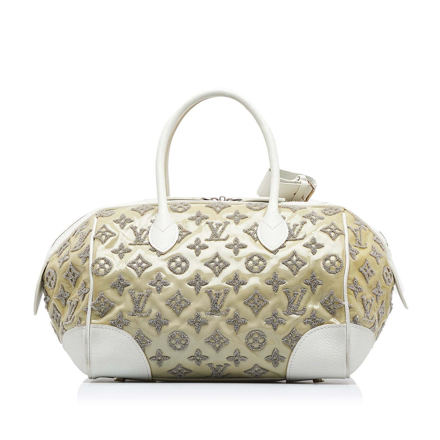 LOUIS VUITTON Monogram Bouclettes Speedy Boston Bag