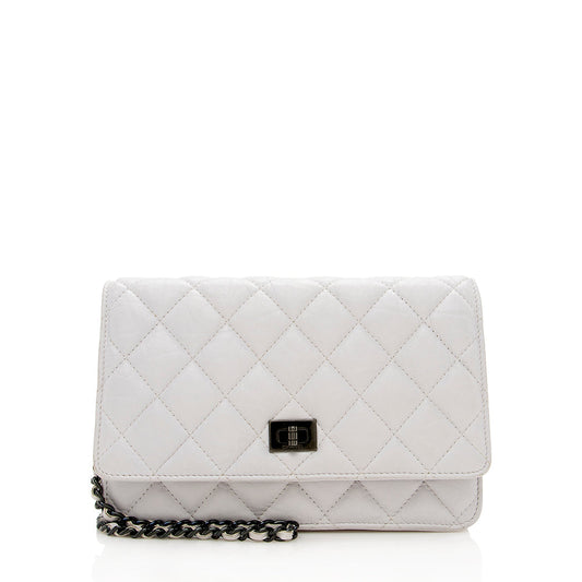 Chanel Aged Calfskin 2.55 Reissue Wallet On Chain Bag (SHF-16504)