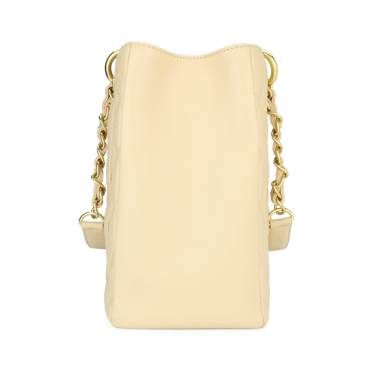 Top Quality Chanel Grand Shopping Tote [GST] Beige Caviar Gold Hardware 2013