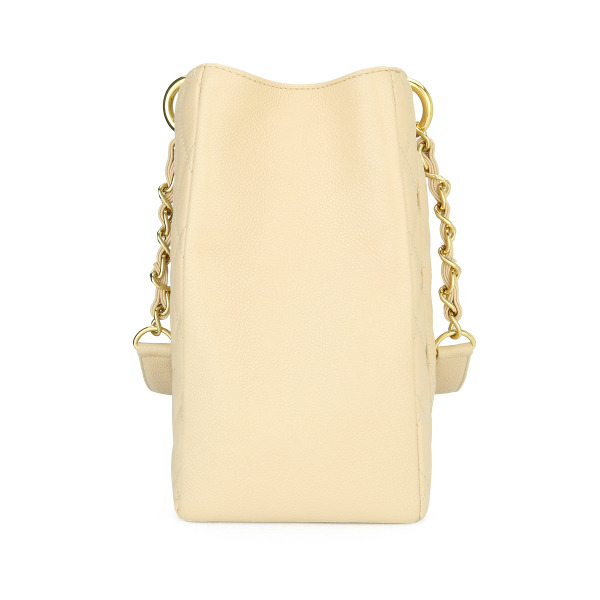 Chanel Grand Shopping Tote [GST] Beige Caviar Gold Hardware 2013