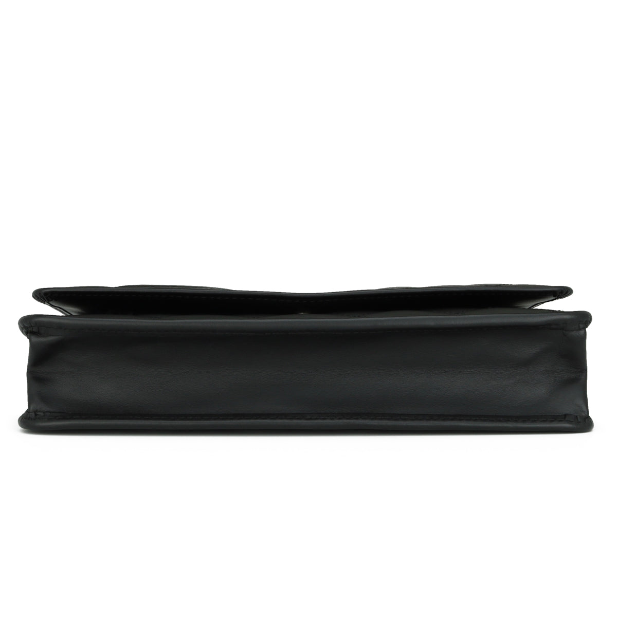 Chanel Wallet On Chain Cambon Black Calfskin Silver Hardware 2014