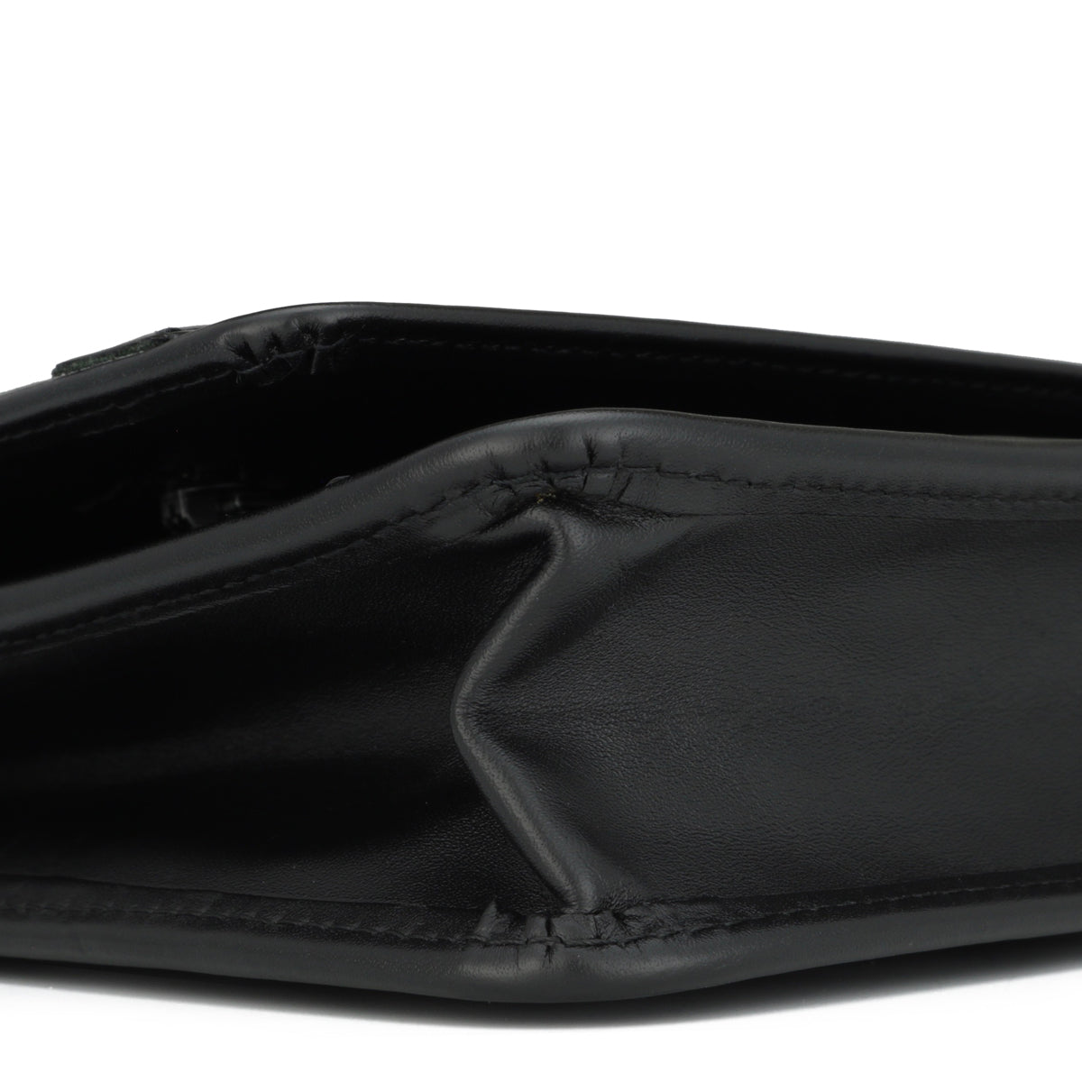 Chanel Wallet On Chain Cambon Black Calfskin Silver Hardware 2014