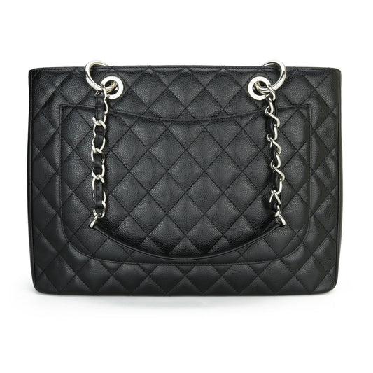 Chanel Grand Shopping Tote [GST] Black Caviar Silver Hardware 2013