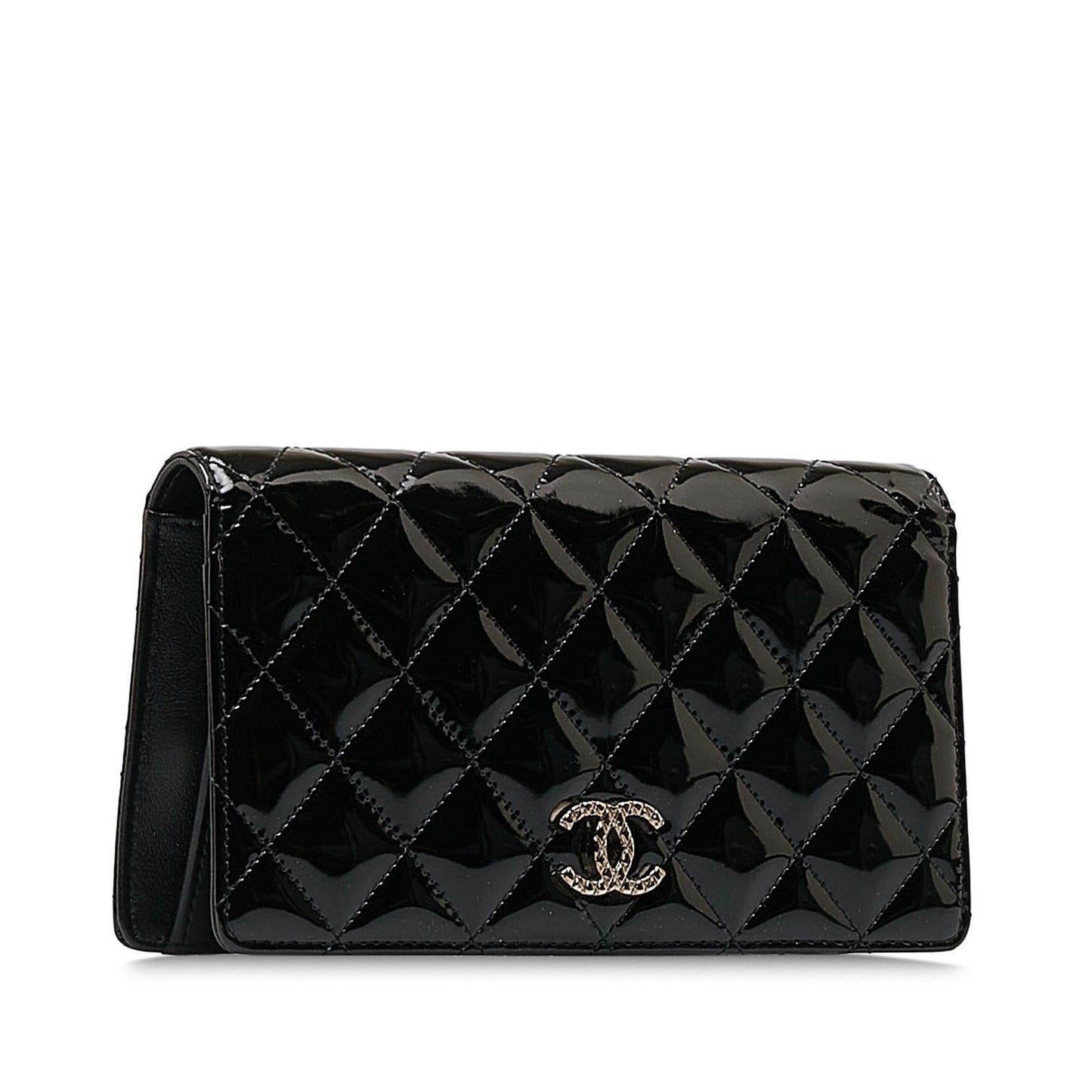 Chanel Brilliant Patent Flap Continental Wallet (SHG-NLSseS)