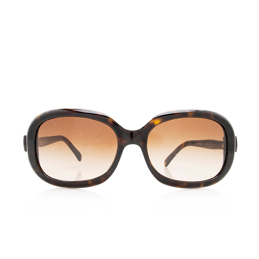 Chanel CC Bow Rectangle Sunglasses (SHF-18784)