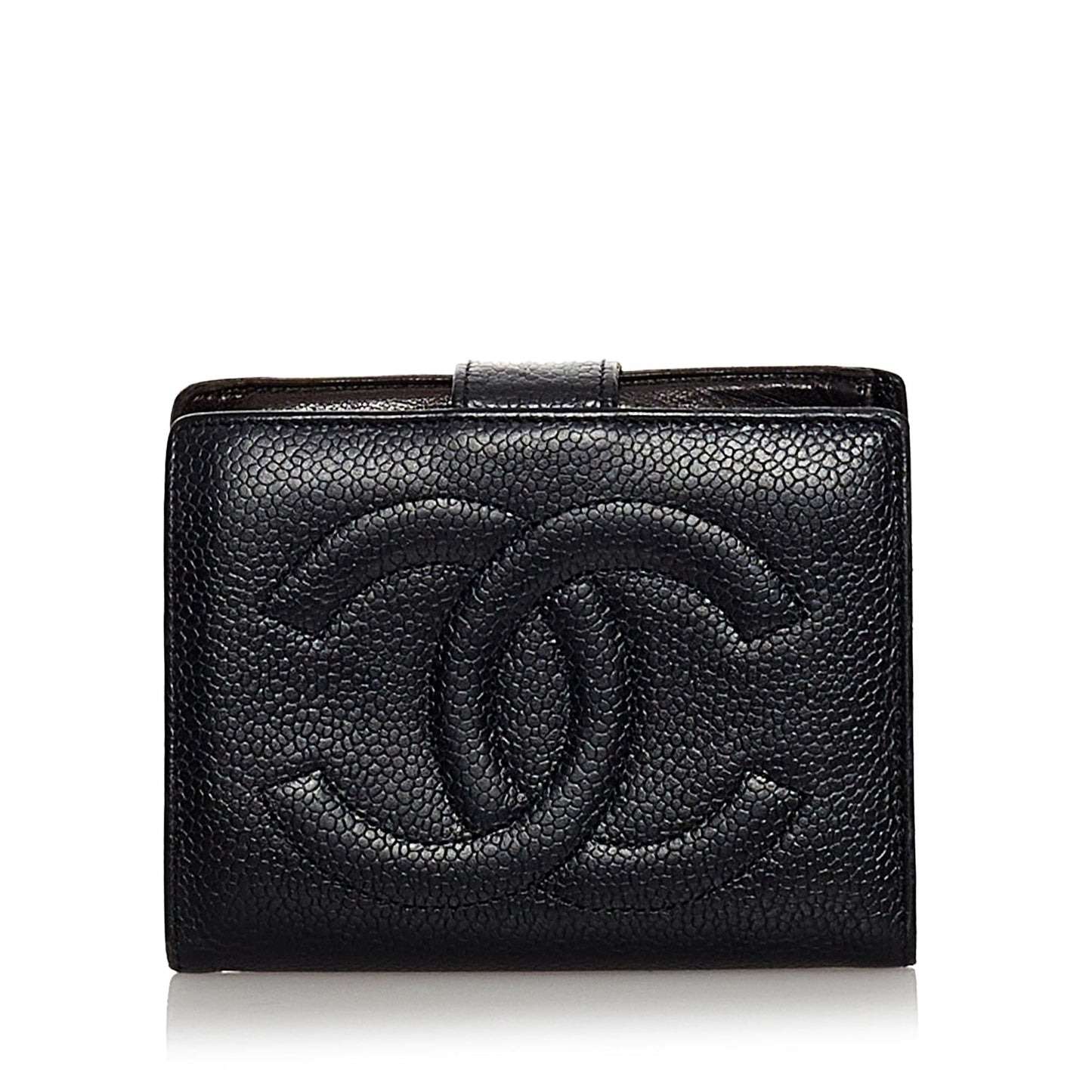 Chanel CC Caviar Leather Wallet (SHG-29641)