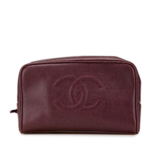 Chanel CC Caviar Pouch (SHG-kD1pcG)