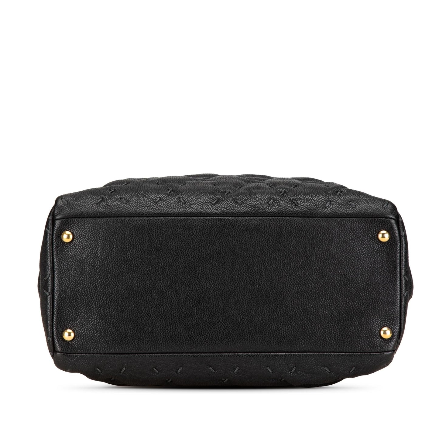 Chanel CC Caviar Wild Stitch Tote (SHG-5yEJpn)