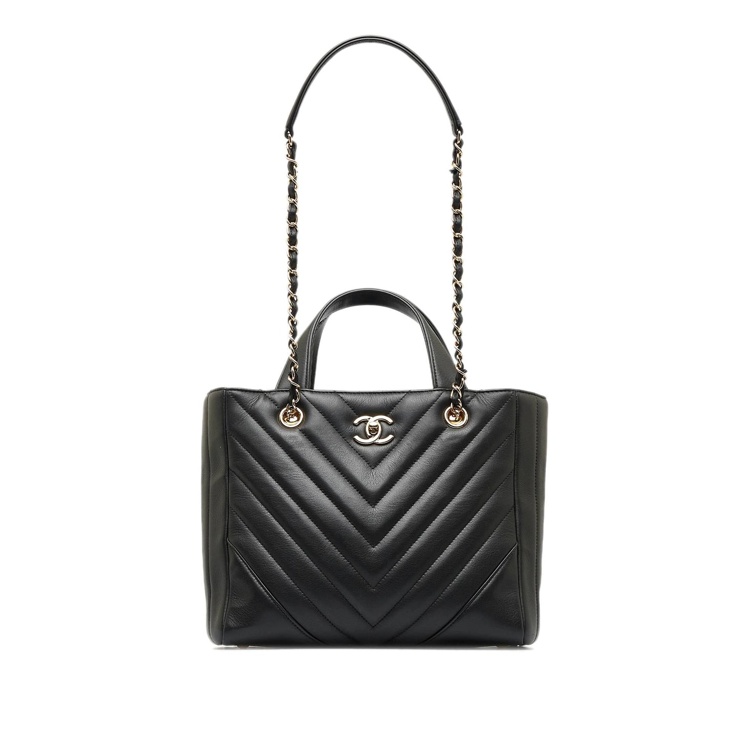 Chanel CC Chevron Satchel (SHG-i1tMSM)