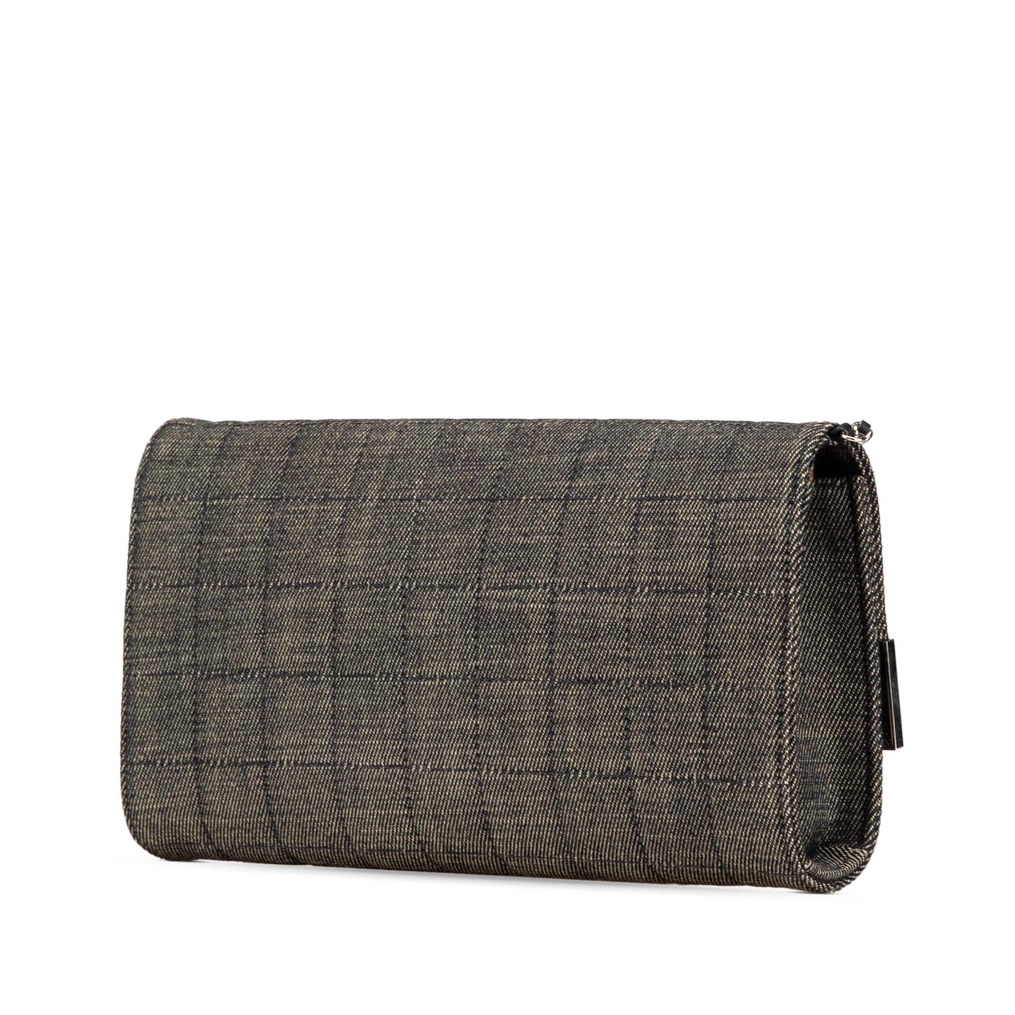 Chanel CC Choco Bar Denim Chain Flap