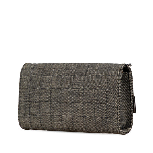 Chanel CC Choco Bar Denim Chain Flap