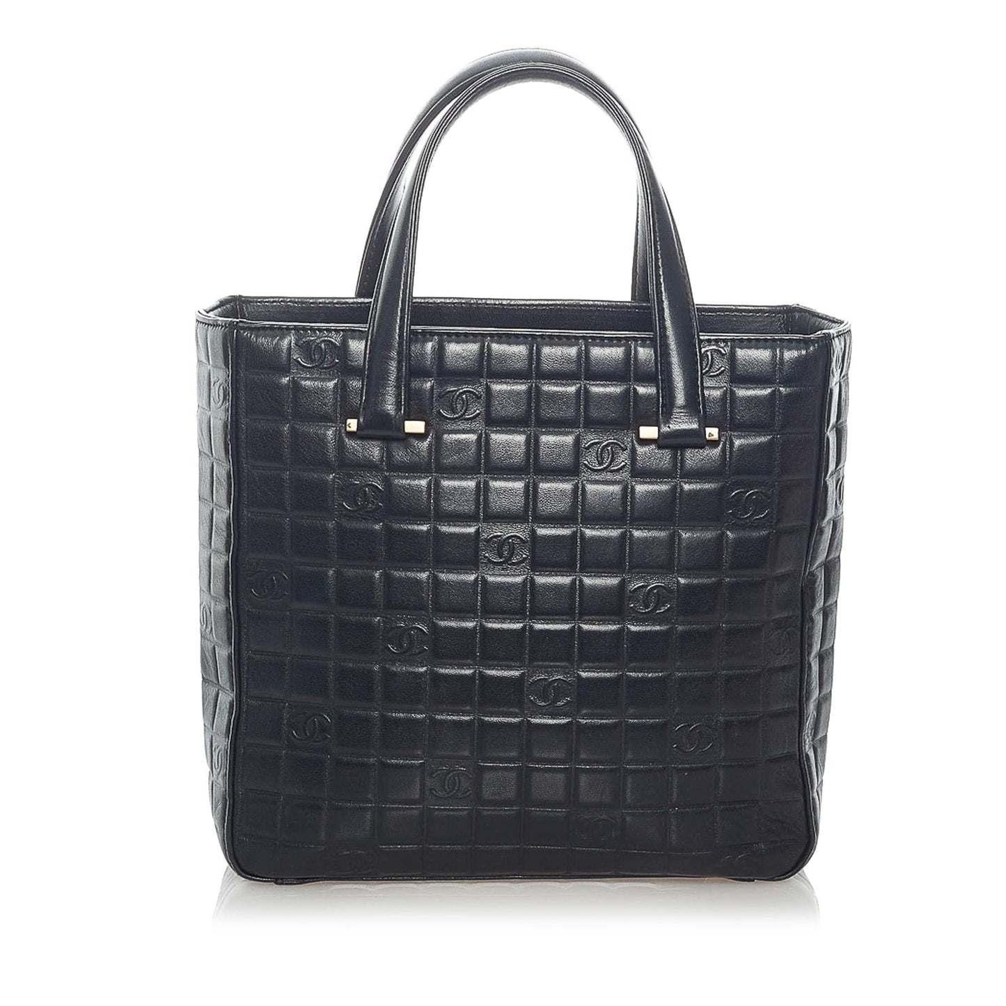 Chanel CC Choco Bar Lambskin Handbag (SHG-33486)