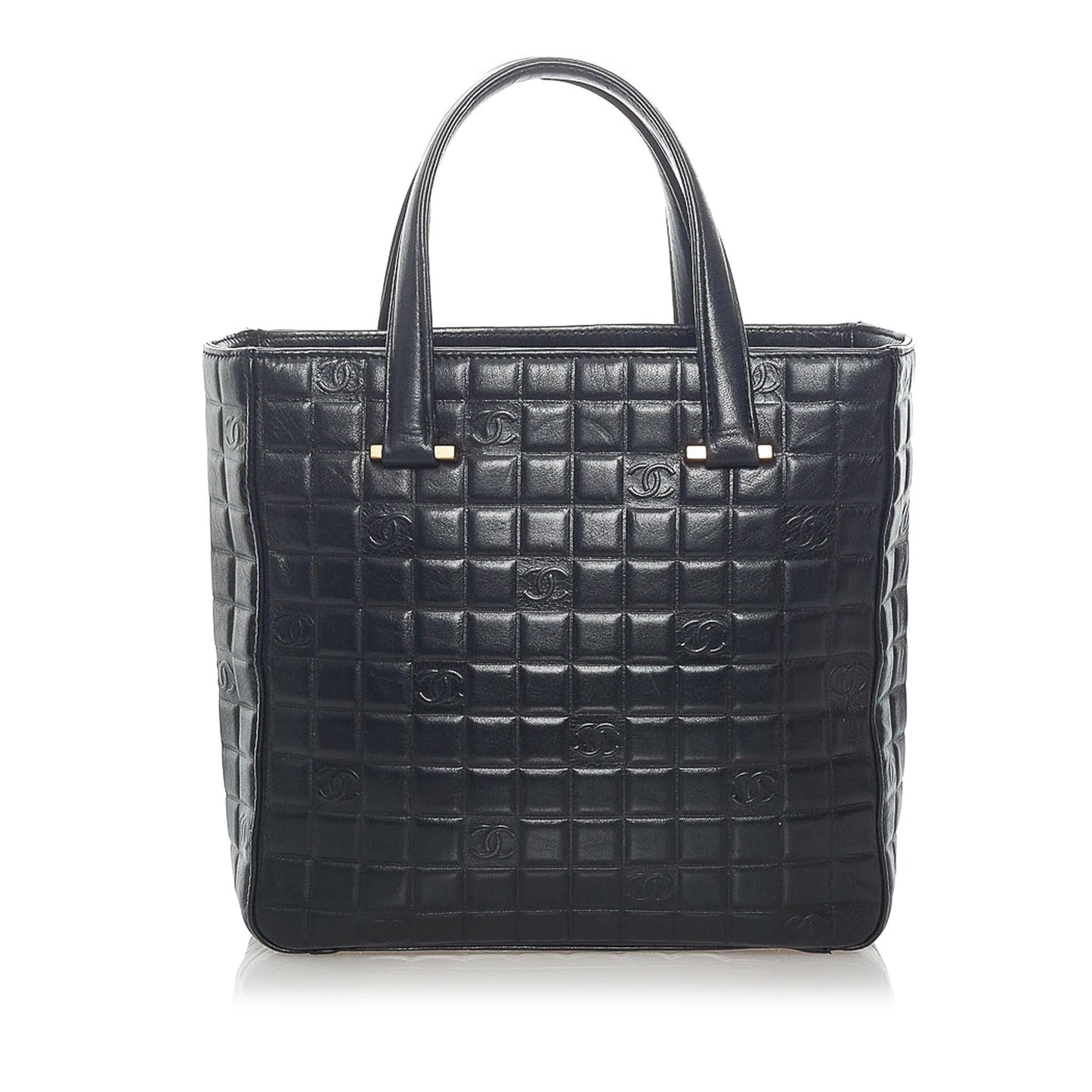 Chanel CC Choco Bar Lambskin Handbag (SHG-33486)