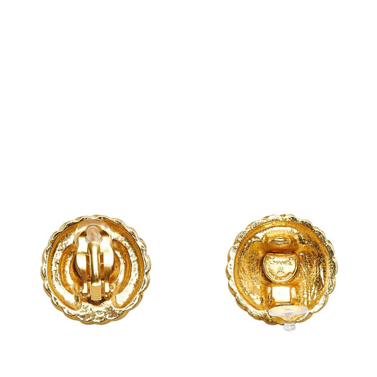 Chanel CC Clip On Earrings (SHG-fJnFMl)