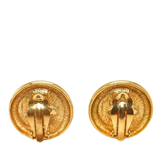 Chanel CC Clip On Earrings