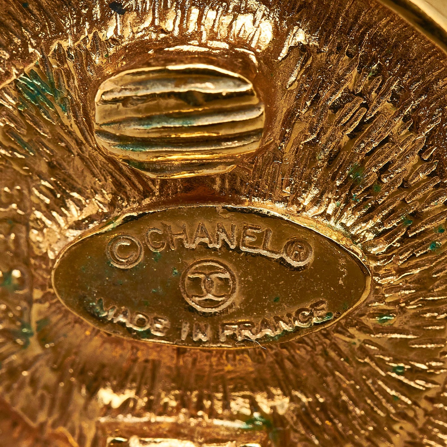 Chanel CC Clip On Earrings