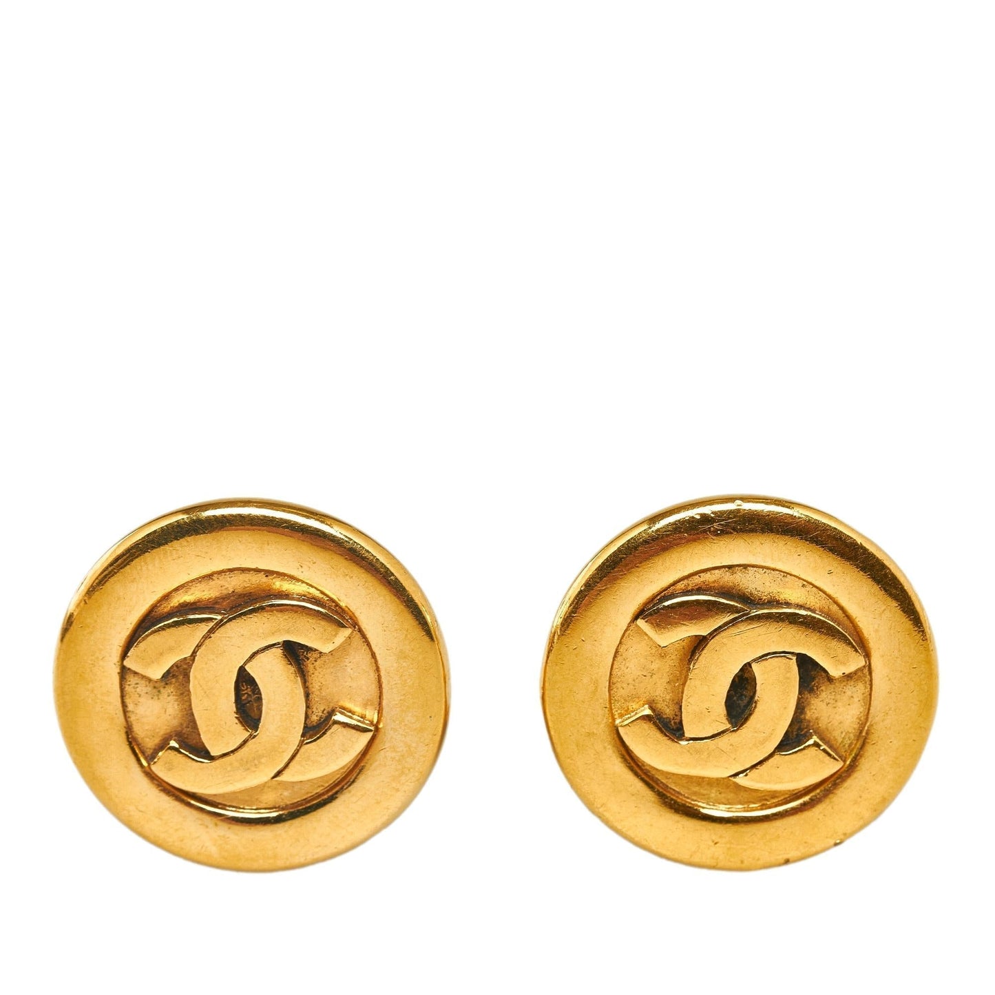 Chanel CC Clip On Earrings