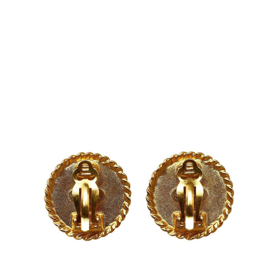 Chanel CC Clip On Earrings
