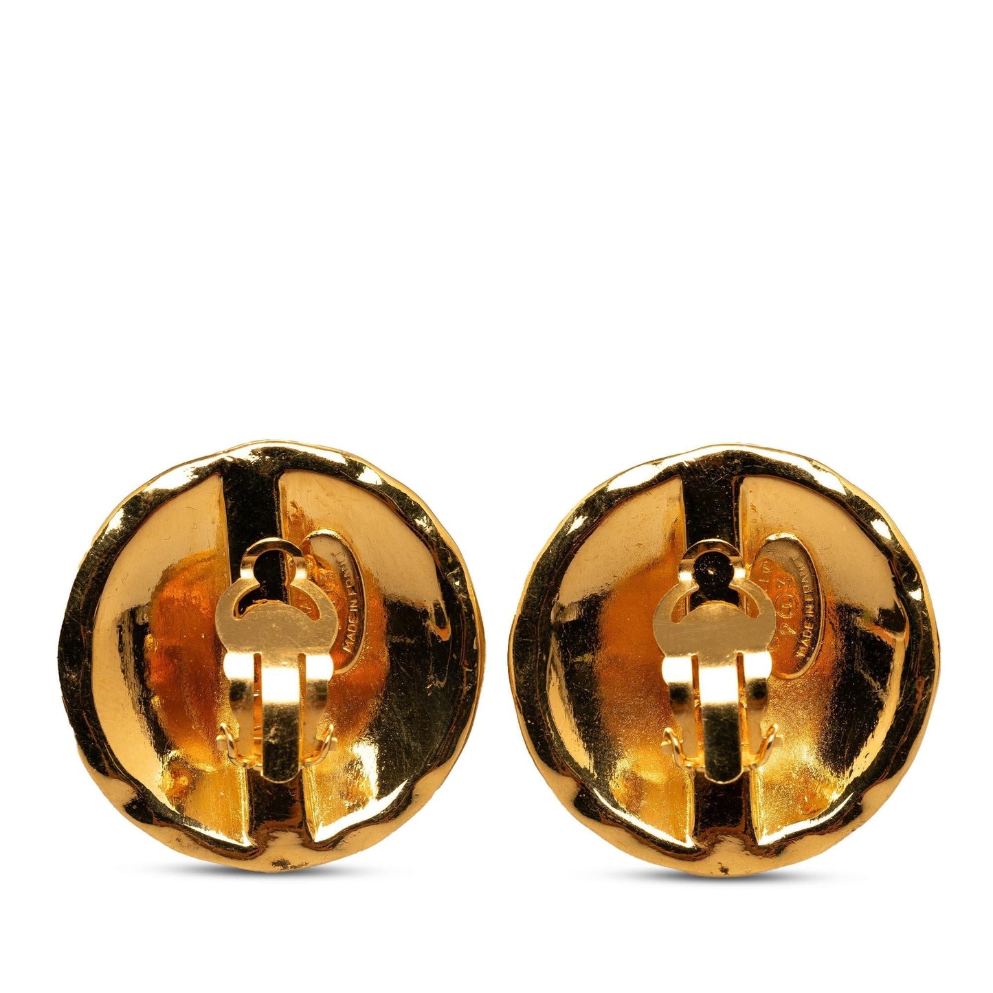 Chanel CC Clip On Earrings (SHG-s9RNRo)