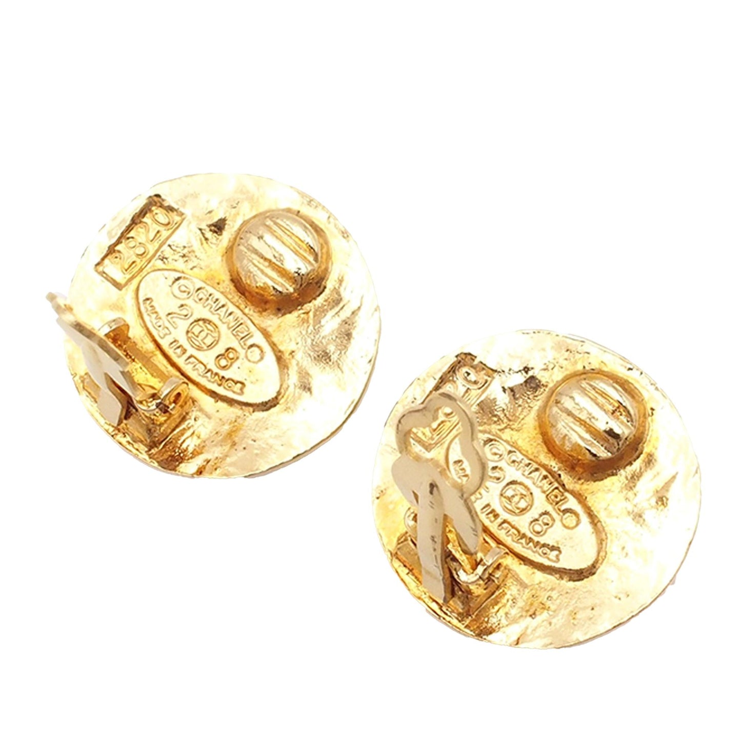 Chanel CC Clip On Earrings (SHG-Sgz1kE)