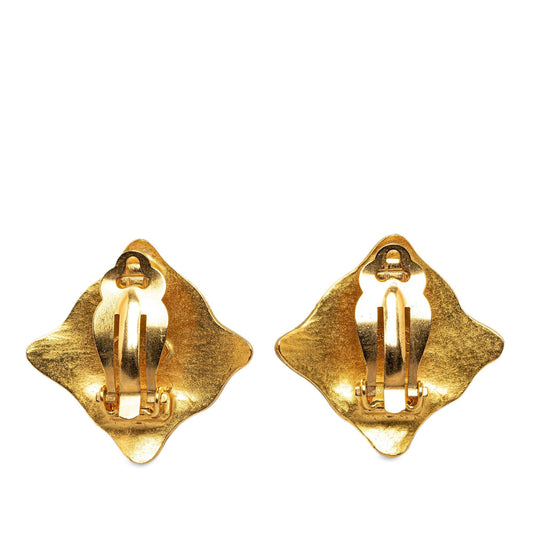 Chanel CC Clip On Earrings