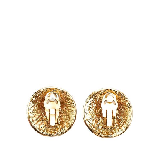 Chanel CC Clip-on Earrings (SHG-6kIiwx)