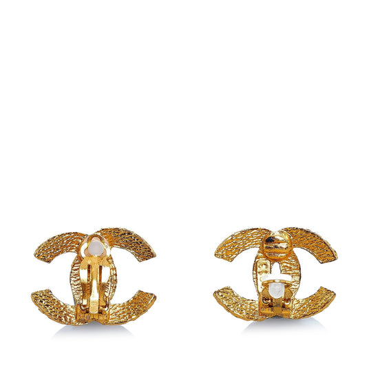 Chanel CC Clip-on Earrings (SHG-83E6SC)