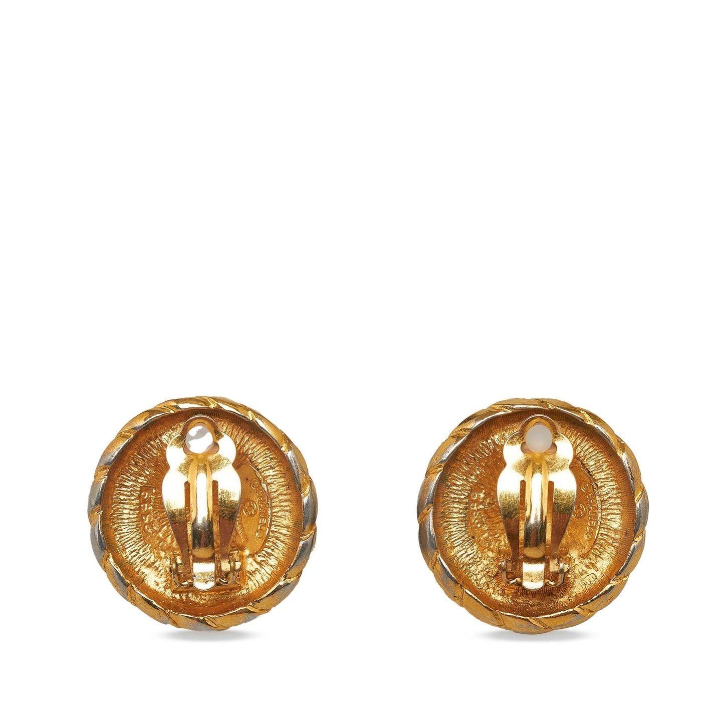 Chanel CC Clip-on Earrings (SHG-3LlGNd)