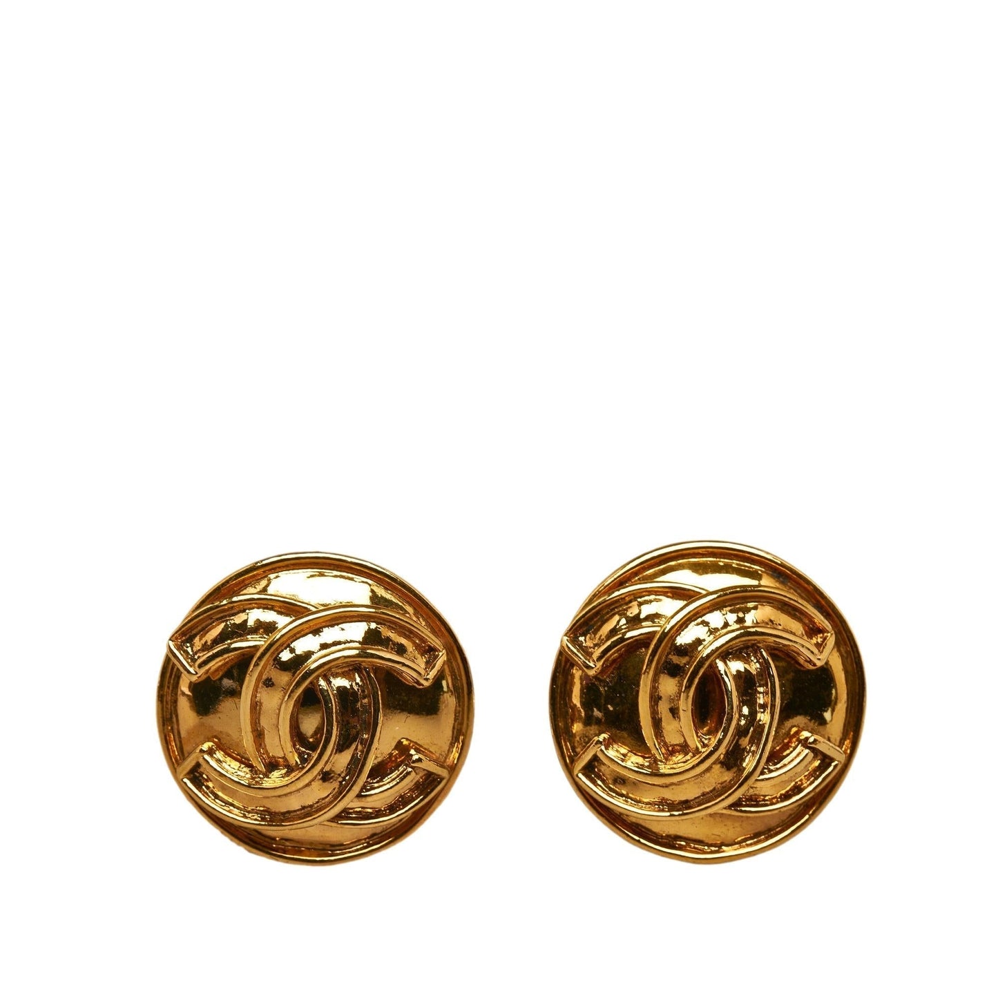 Chanel CC Clip on Earrings