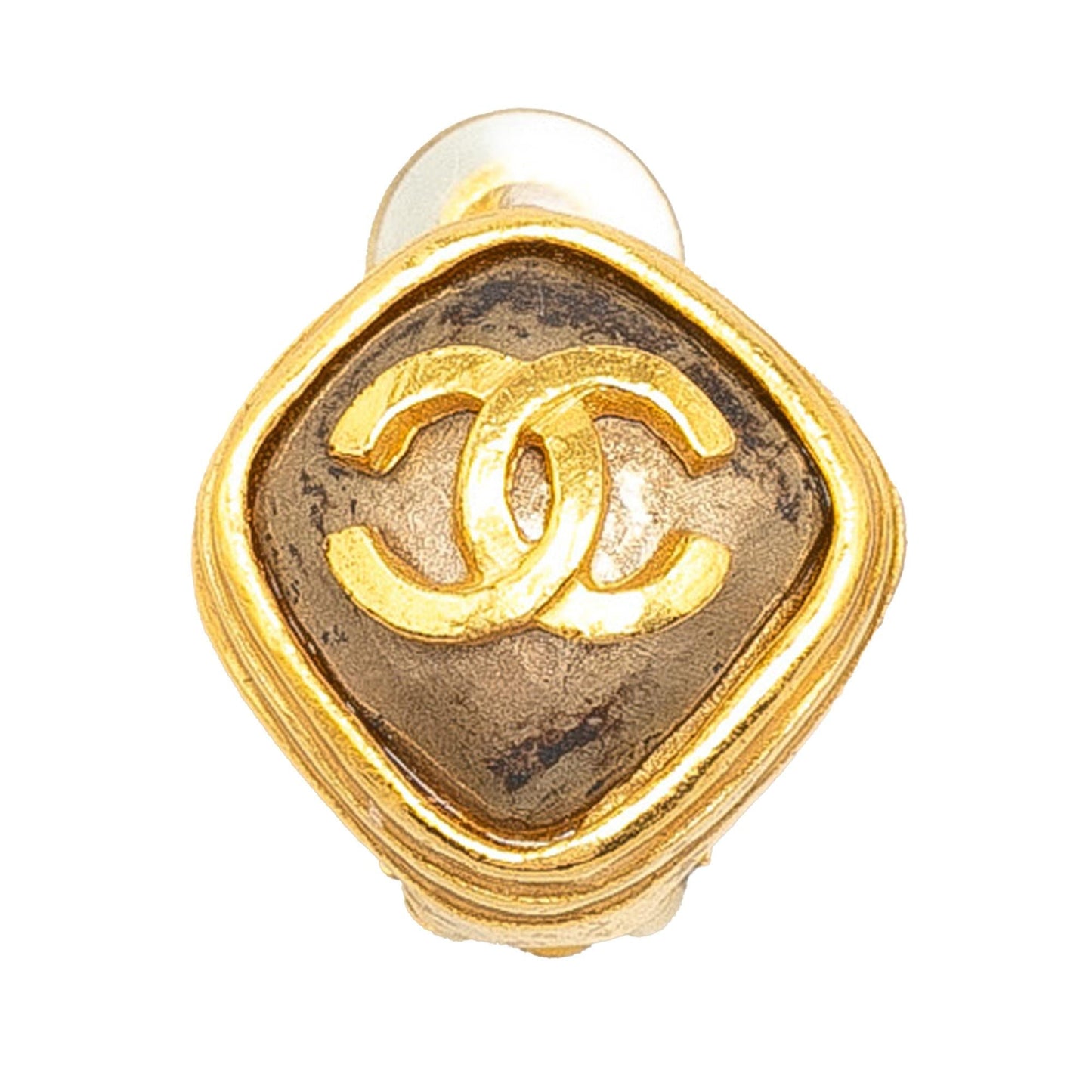 Chanel CC Clip on Earrings (SHG-hdr3nZ)