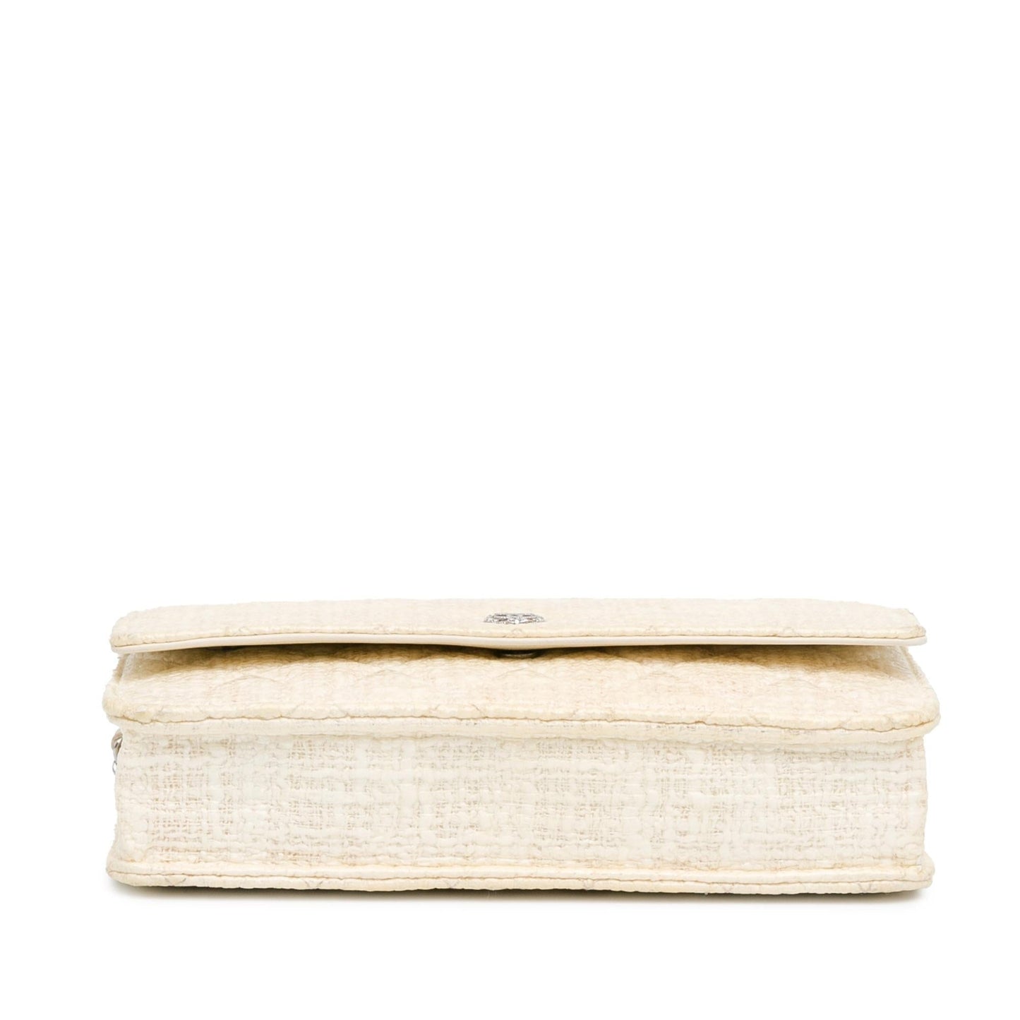 Chanel CC Coated Tweed Wallet On Chain (SHG-zbY19t)